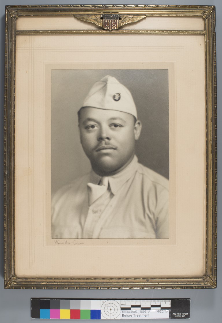 Photograph of a man in uniform
